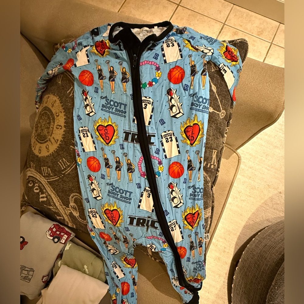 Lolly and Laddie One Tree Hill Baby Onesie